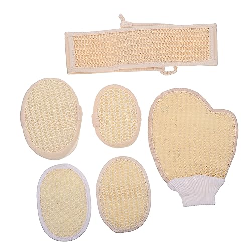 Ipetboom 1 Satz Badetuch exfoliating glove exfoliate gloves skincare set badaccessoires badezusätze set bathsponge Badescheuerstreifen Duschhandschuh Rückenreibestreifen Badversorgung Sisal von Ipetboom