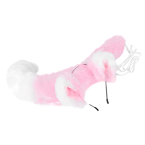 Ipetboom 1 Satz Fuchs -Ohr - -Set Fox Tail Cosplay Fuchsohren Cosplay falscher Cosplay-Kostüme Cosplay- Simulation Plüsch von Ipetboom