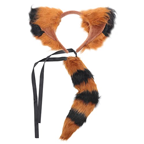 Ipetboom 1 Satz Fuchsohr Stirnband Welpenstirnband Körperpflege Abdeckung Füchse Bands Fuchs verkleiden Party-Kopfschmuck Ohrenstirnband Fuchsohren und Fox -Stirnband Stoff von Ipetboom