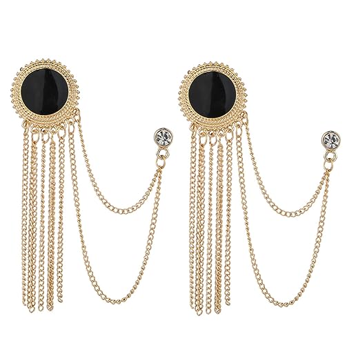 Ipetboom 1 Satz Herren Anstecknadel Mit Quasten Stilvolle Brosche Für Anzüge Formelle Anlässe Männer Alloy Brosche Persönlichkeits Accessoire 2 Stück von Ipetboom
