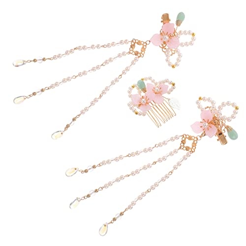 Ipetboom 1satz Perlen-haarspangen Mit Langen Quasten Klassische -haaraccessoires Für Frauen Für Hochzeiten Partys Und Besondere Anlässe von Ipetboom