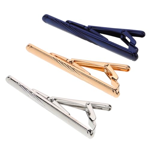 Ipetboom 1 Satz Krawattenklammer-set Clip Über Männer Krawatte Herren-krawatten-accessoires Krawattenverschluss Trauzeugen Clips Geschäft Hochzeit Regulär Kupfer 3 Stück von Ipetboom