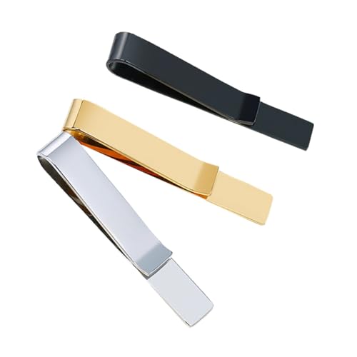 Ipetboom 1 Satz Krawattenklammern Stilvolle Krawattenclips Für Herren Robuste Necktie Clips Für Business Look 3 Stück Ipetboom 1 Satz Krawattenklammern Stilvolle Krawattenclips Für Herren Robuste Necktie Clips Für Business Look 3 Stück von Ipetboom