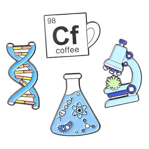 Ipetboom 4stücke Cartoon-brustnadel Dekorative Brosche Aus Legierung Anstecknadel Für Kleidung Taschen Hüte Schals Zufälliger Stil von Ipetboom