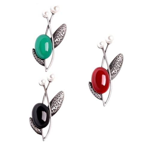 Ipetboom 1 Satz Kreative Vintage Broschen Im Zweig Design Anstecknadeln Für Damen Für Kleidung Taschen Schals Besondere Anlässe Langlebig Auffällig 3 Stück von Ipetboom