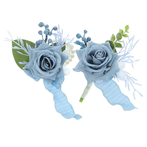 Ipetboom Künstliche Blume Handgelenk Corsage Satz Ansteckblume für Hochzeiten Blumenarmband für Brautjungfern Robustes Material Kunstblumen für Festliche Anlässe Ipetboom Künstliche Blume Handgelenk Corsage Satz Ansteckblume für Hochzeiten Blumenarmband für Brautjungfern Robustes Material Kunstblumen für Festliche Anlässe von Ipetboom
