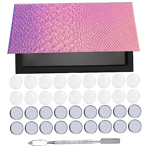 Ipetboom Zubehörfach 1 Satz Make-up-lidschatten-box Doppelseitiges Klebeband Glänzender Stoff Reisen Bilden Lippenstift von Ipetboom