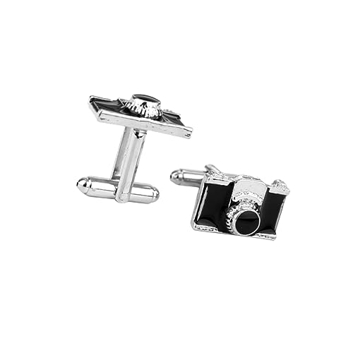 Ipetboom 1 Satz Manschettenknöpfe Für Herren Vergoldet Für Fotografenhemden Manschettenknöpfe Für Herren Manschettenknöpfe Für Fotografen Französische Manschettenknöpfe Für 2 Stück von Ipetboom