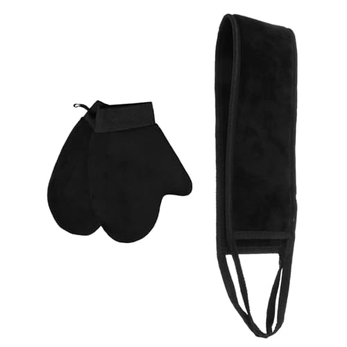 Ipetboom Sanftes Peeling-badehandschuh-set Waschschrubber Duschhandschuhe Peeling Für Männer Handtuch-set Für Das Badezimmer von Ipetboom