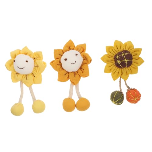 Ipetboom 3stücke Sonnenblumen Broschen Kleidung Dekorative Broschen Tasche Ornament Exquisites Design von Ipetboom