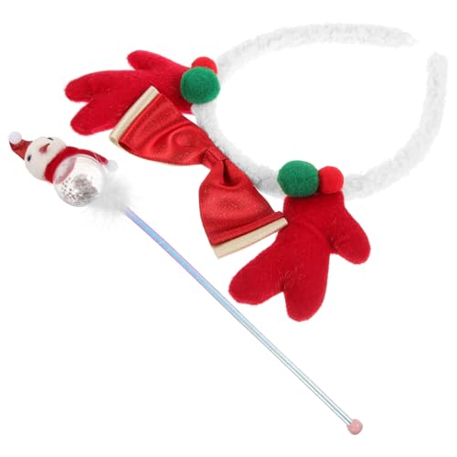 Ipetboom 1satz Weihnachts- Geweih Haarreifen Niedliche Antler Stirnbänder Zauberstab Für Cosplay Partys Und Festliche Anlässe von Ipetboom