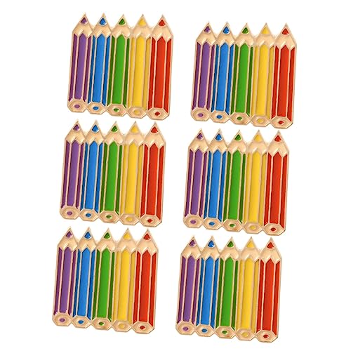 Ipetboom 1 Satz Teiliges Cartoon Buntstift Broschen Schicke Anstecker Für Kleidung Taschen Jacken Strapazierfähigem Legierungsmaterial Für Kreative Styles Dekoration 6 Stück Ipetboom 1 Satz Teiliges Cartoon Buntstift Broschen Schicke Anstecker Für Kleidung Taschen Jacken Strapazierfähigem Legierungsmaterial Für Kreative Styles Dekoration 6 Stück von Ipetboom