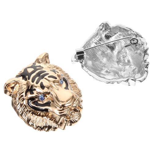Ipetboom 1 Satz Tigerkopf Broschen Chic Anstecknadeln Für Anzüge Unisex Gold Silber Modisches Accessoire Für Kleidung Schals Hüte Für Männer Frauen 2 Stück Ipetboom 1 Satz Tigerkopf Broschen Chic Anstecknadeln Für Anzüge Unisex Gold Silber Modisches Accessoire Für Kleidung Schals Hüte Für Männer Frauen 2 Stück von Ipetboom