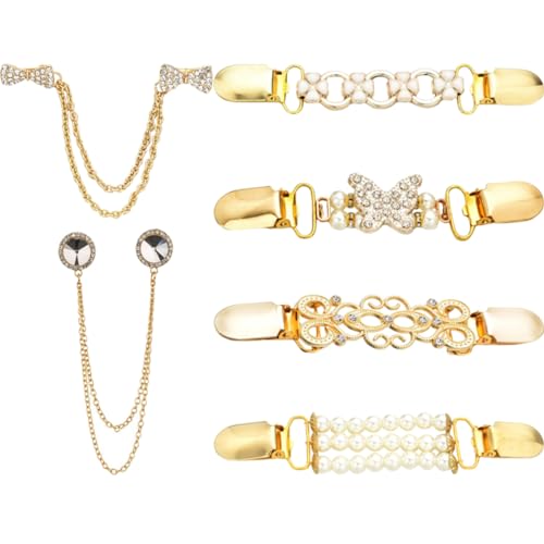 Ipetboom 1 Satz Vintage Schal Clips Für Frauen Teiliges Cardigan Clips Für Kleider Pullover Strickjacken Praktische Brosche Für Formelle Freizeitveranstaltungen 6 Stück Ipetboom 1 Satz Vintage Schal Clips Für Frauen Teiliges Cardigan Clips Für Kleider Pullover Strickjacken Praktische Brosche Für Formelle Freizeitveranstaltungen 6 Stück von Ipetboom