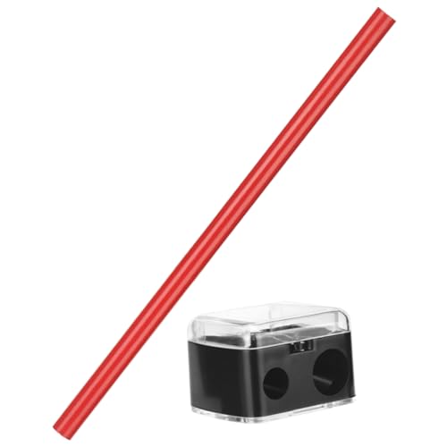 Ipetboom 1 Satz Wasserdichte Augenbrauen -Tattoo Pen Flacher Augenbrauenstift Augenbrauenbleistiftwerkzeug Augenbrauenstifte für Frauen Auxiliärwerkzeug für Augenbrauen Augenstift Holz rot von Ipetboom