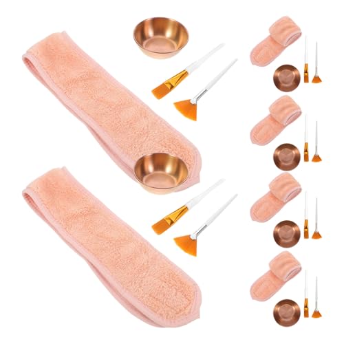 Ipetboom 1 Set - : Gesichtspflege-Set für Frauen – Kosmetiker-Set mit Beauty-Stirnband, Rührschüssel und Hautpflege-Tools für das Spa von Ipetboom