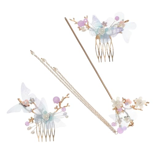 Ipetboom 1satz Handgemachtes Haarschmuck-set Mit Kamm Und Haarnadel Elegante Haaraccessoires Für Hochzeiten Partys Und Outdoor-events Für Bräute Und Damen von Ipetboom