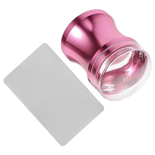 1 Satz Nailart-stempel Aus Silikon Französisches Nagelset Esmalte De Gel Para Uñas Werkzeuge Für Kinder Nagellack Stempel Klares Gelee Nagelwerkzeuge Spitz Aluminiumlegierung von Ipetboom