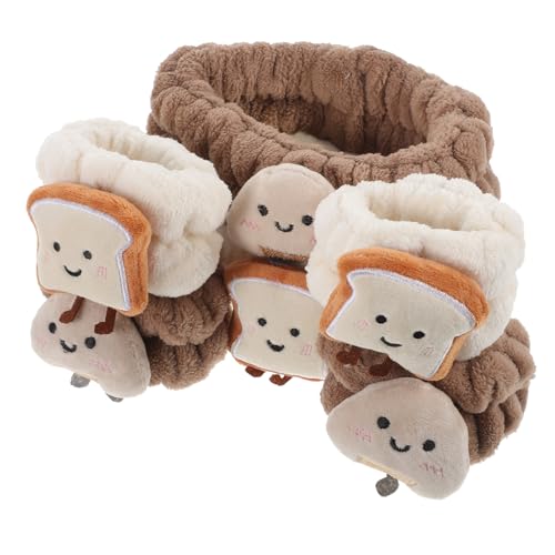 Ipetboom Gesichtwaschen Stirnband Mit Armband Für Frauen Mädchen Spa Stirnband Make-up Zum Waschen Des Gesichts Zum Gesichtswaschen Hautpflege Stirnbänder von Ipetboom