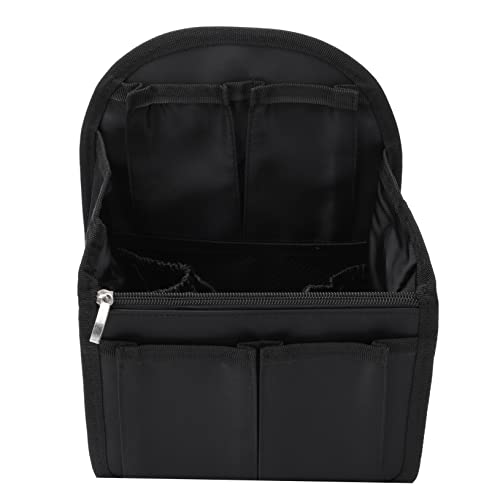Ipetboom 1 Stück Ärmeltasche Reisetasche Damen Faltbare Reisetasche Taschen Reise-Kabel-Organizer-Tasche Kabine Mittelgroße Tragbare Reisetasche Speicherbehälter Schwarz Verdicktes Nylon von Ipetboom