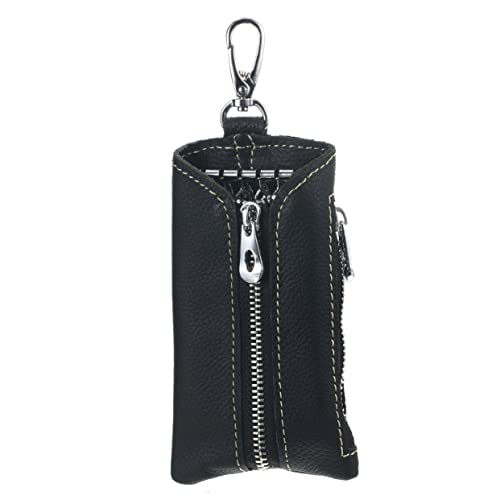 Ipetboom Multifunktionales Auto-schlüsseltasche Für Männer Und Frauen Praktisches Münzfach Und Kartenetui Aus Robustem Pu-Material Mit Stylischem Reißverschluss Für Jede Gelegenheit von Ipetboom
