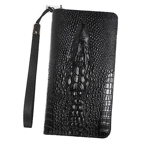 Ipetboom 1stück Herren Long Wallet Mit Alligator-Print Große Kapazität Multifunktionale Geldbörse Für Karten Und Geld Elegantes Design Für Unterwegs von Ipetboom