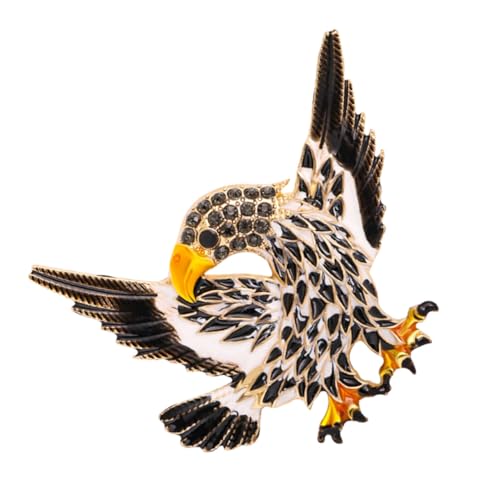Ipetboom 1 Stück Brosche Extravaganter Tier Eagle Vogel Anstecker Kreatives Schmuckstück für Männer für Hochzeiten Geburtstage und Besondere Anlässe von Ipetboom