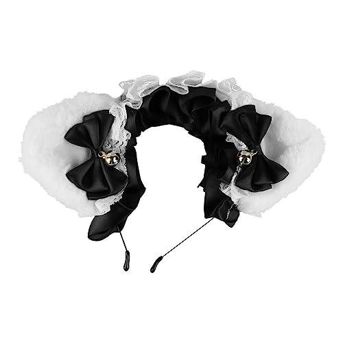 Ipetboom Lolita Stirnband Aus Spitze Und Band Kopfschmuck Für Damen Elegantes Haar Zubehör Für Partys Und Cosplay Für Festivals Und Fotoshootings von Ipetboom