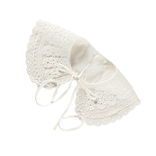 Ipetboom Bestickter Spitzenkragen Mit Stickerei Abnehmbarer Kragen Aus Mischgewebe Kleidungsaccessoire Für Damen Elegantes Design Für Westen Blusen Und Abendkleider von Ipetboom