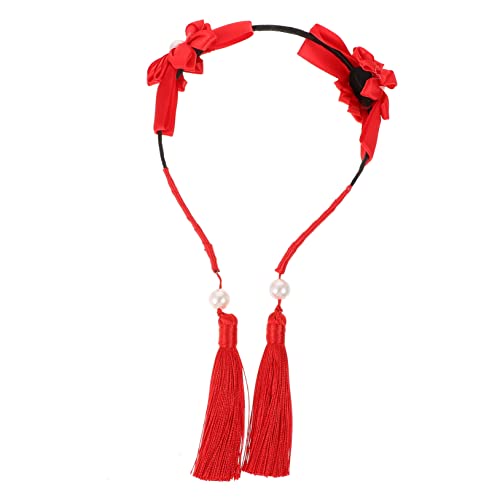 1Stk Stirnband im Ethno-Stil Bandana für Haare Haargummis für Mädchen Haarbänder Tiara Haare im ethnischen Stil Weihnachtskopfschmuck Hanfu Haarschmuck Geschenk Kopfbedeckung Kind von Ipetboom