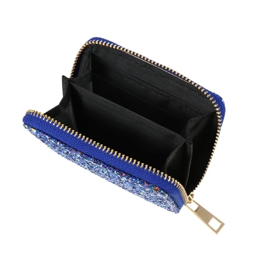 Ipetboom Damen Münzgeldbörse mit Reißverschluss Gefrostete Tasche PU Kleine Wechselgeldbörse für Reisen und Shopping von Ipetboom