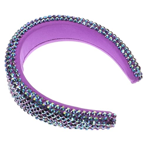 Ipetboom 1 Stück Glitzer Haarreif mit Strass für Braut Hochzeitsaccessoire für Damen Geeignet für Anlässe Wie Hochzeit Geburtstag und Leicht und Tragbar von Ipetboom