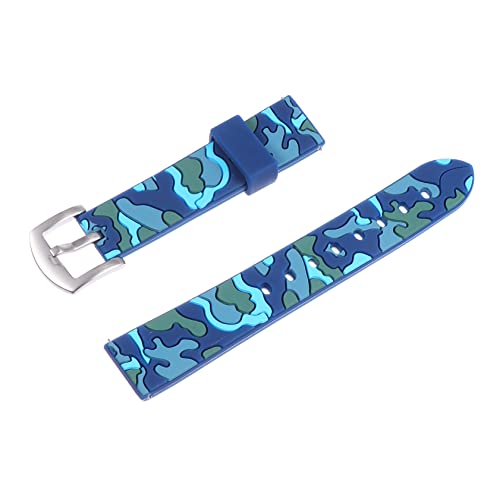Ipetboom 1 Stück Gurt Ultra Betrachten Uhrenarmband Tauschen Blau Silber Für Riemen Wasserdichtes Uhrenband Uhrenarmbänder Atmungsaktives Armband Ersatzarmband Silikonarmband Blue Kieselgel von Ipetboom