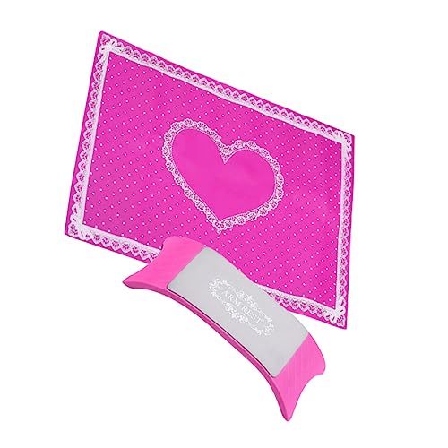 Ipetboom 1 Stück Handkissen Handkissen -Set UV Hände Nagelhalter zum Lackieren von Nägeln mit Gel Bausatz geformt Bausätze kopfkissen Handpolster Handmatte aus Silikon Rosy von Ipetboom