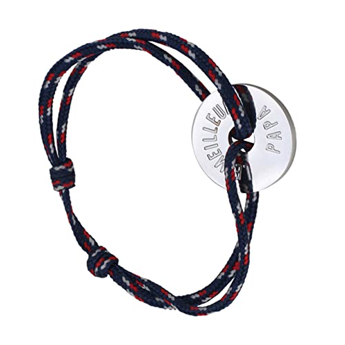 Ipetboom 1 Stück Handschmuck Väter Armbänder Perlen Papa Männlich Bräutigam Handkette Kreatives Männerarmband Handgewebtes Armband Einfaches Handseil Armreif Rostfreier Stahl von Ipetboom