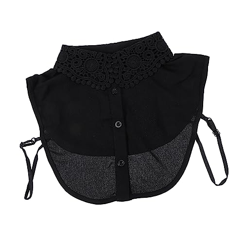 Ipetboom 1 Stück Hemd mit falschem Kragen Fälschung Chiffon halber Blusenkragen Nacken für Chiffonbluse Kragenbluse bluse damen halstuch herren Chiffon Fake-Kragen falscher Halskragen Black Ipetboom 1 Stück Hemd mit falschem Kragen Fälschung Chiffon halber Blusenkragen Nacken für Chiffonbluse Kragenbluse bluse damen halstuch herren Chiffon Fake-Kragen falscher Halskragen Black von Ipetboom