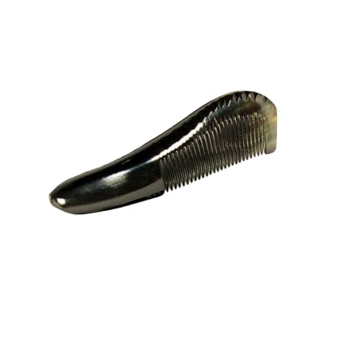 Ipetboom Rinderhorn Haarkamm Antistatischer Massagekamm für Herren Friseurwerkzeug Schwarz Kreativkamm mit Glatter Zahnanordnung von Ipetboom