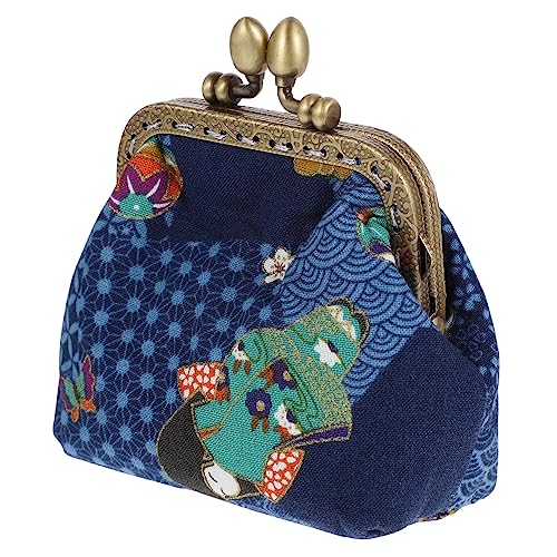 Ipetboom 1 Stück Mini Handgemachte Geldbörse für Damen Multifunktionale Aufbewahrungstasche für Kleingeld Karten für Strand Party Einkauf Niedliches Design von Ipetboom
