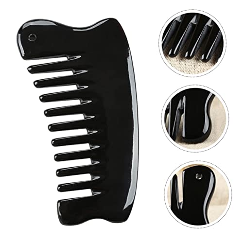 Ipetboom Ochsenhorn-haarkamm Tragbarer Kamm Für Kopfhautmassage Natürlicher Massagewerkzeug Für Haar Und Kopfhaut Geeignet Für Frauen Und Männer von Ipetboom