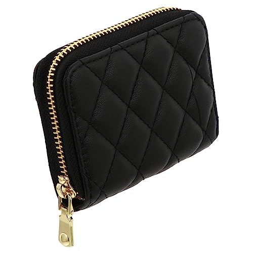 Ipetboom Kartenetui Reißverschluss Damen Aus Pu Material Multifunktionale Karten Tasche Mit Zipper Für Kreditkarten Ausweise Und Bargeld Für Büro Und Partys von Ipetboom