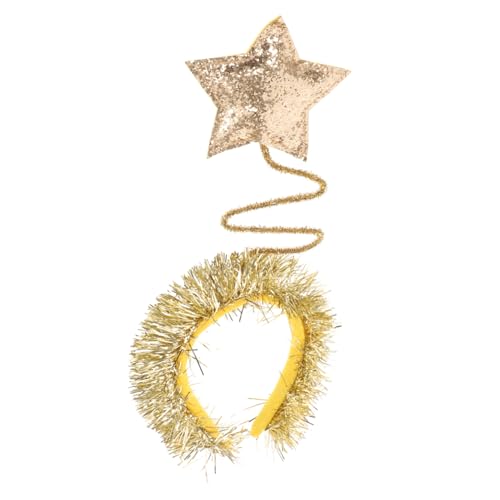 Ipetboom Kopfbedeckung Sternen Haarreif Für Frauen Und Mädchen Goldenes Headdress Für Geburtstagsfeiern Festlichkeiten Und Karneval Stilvolles Und Leichtes Haaraccessoire von Ipetboom