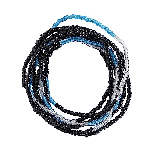 Ipetboom Perlen Taillenkette für Damen Abnehmbare Hosenkette Glasperlen Stylisches Accessoire für Jeans und Kleider Vielseitige Dekoration für Körper für Strand und Freizeit von Ipetboom