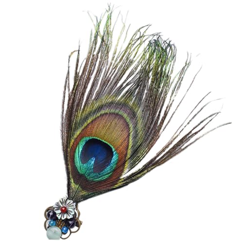 Ipetboom 1 Stück Pfau Brosche Kreativer Reversnadel zarte Anstecknadel. Kleidung Corsage Wunderschöne Brosche Stilvolle Brosche Personalisierte Brosche Stellnadel Brosche für Frau Muscheln von Ipetboom