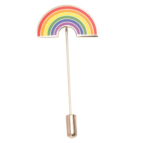 Ipetboom Schwulen-anstecker Regenbogenbrücken-anstecknadel Lesbische Brustnadel Regenbogenstreifen-brosche Metall-anstecker Mit Langer Nadel Bunt von Ipetboom