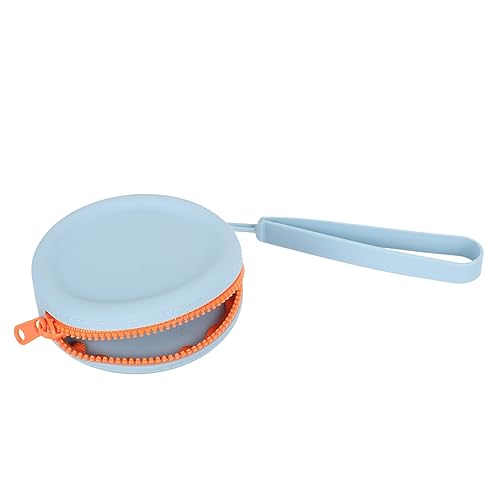 Ipetboom Runder Silikon Schlüsselbeutel 1Stück – Handtasche für Schlüssel Münzen Lippenstifte Tragbare Aufbewahrungstasche Dekorativ und Langlebig von Ipetboom