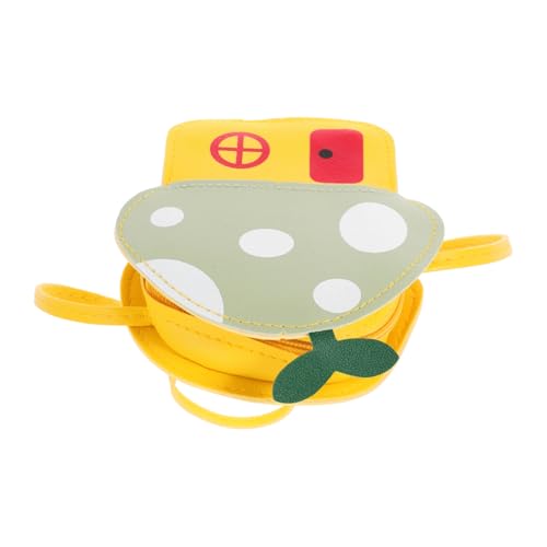 Ipetboom Kinder Pilz Umhängetasche Cartoon Münztasche Für Mädchen Pu Material Süßes Design Für Kleinkinder Geldbörse Für Münzen Und Snacks von Ipetboom
