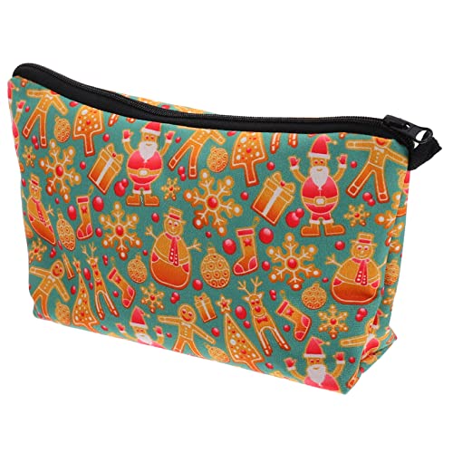 Ipetboom 1stück Weihnachts-Kosmetiktasche Mit Praktischem Design Tragbare Aufbewahrung Für Make-up Toilettenartikel Und Reiseaccessoires Für Damen Und Mädchen von Ipetboom