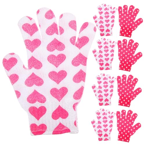 Ipetboom Badehandschuhe 10 Stk exfoliating glove exfoliate gloves Fäustlinge für Kinder Handschuhe für Kinder Bade- Peeling-Handschuh zum Duschen fünf Finger Badetuch von Ipetboom