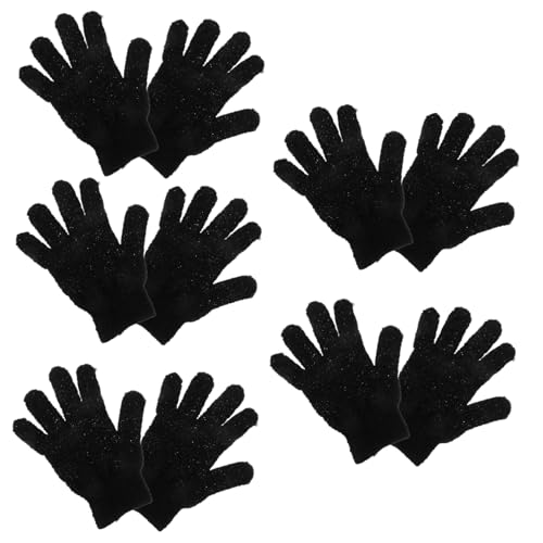 Ipetboom 10 Stück Doppelseitige Peeling Badehandschuhe aus Polyester Effektives Körperpeeling Flexibles Design und Frauen für Tägliche und Massagen von Ipetboom