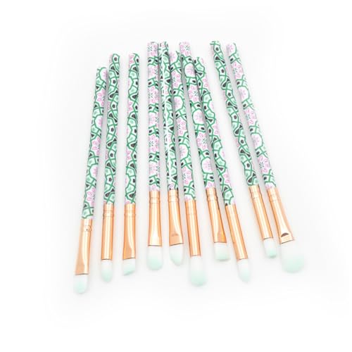 Ipetboom 10stücke Teiliges Von Augen-make-up-pinseln Mit Kunststoffgriff Für Lidschatten Kosmetik Und Schönheitspflege von Ipetboom